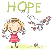 Child with Dove - Hope